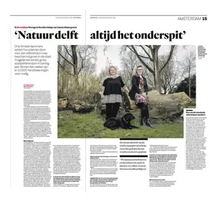 ‘Natuur delft altijd het onderspit'