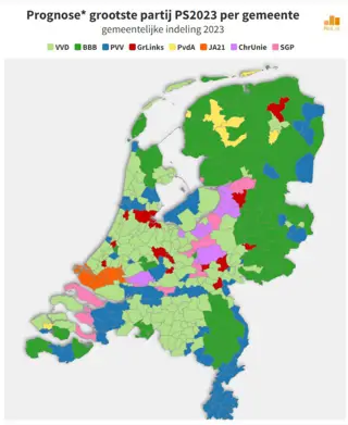 De versplintering van politiek Nederland in kaart